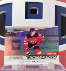 Alexander Holtz 2021-22 - Speed Of The Game Credentials Rookie Upper Deck